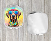 Chocolate Labrador Hippie Dawg Compact Decorative Travel Makeup Mirror DAC2527 product image at NuMercy 4