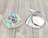 Westie Hippie Dawg Compact Decorative Travel Makeup Mirror DAC2569 product image at NuMercy 3