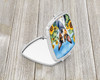 Rat Terrier in Sunflowers Compact Decorative Travel Makeup Mirror product image at NuMercy 2