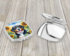 Bernese Mountain Dog in Sunflowers Compact Decorative Travel Makeup Mirror product image at NuMercy 3