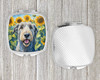 Irish Wolfhound in Sunflowers Compact Decorative Travel Makeup Mirror product image at NuMercy 4