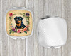 Rottweiler and Flowers Compact Decorative Travel Makeup Mirror DAC2194 product image at NuMercy 4