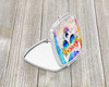 Samoyed Hippie Dawg Compact Decorative Travel Makeup Mirror DAC2549 product image at NuMercy 2