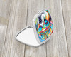 Akita Hippie Dawg Compact Decorative Travel Makeup Mirror product image at NuMercy 2