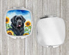 Newfoundland in Sunflowers Compact Decorative Travel Makeup Mirror DAC6123 product image at NuMercy 4