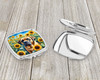 Mastiff in Sunflowers Compact Decorative Travel Makeup Mirror product image at NuMercy 3