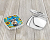 Schnauzer in Sunflowers Compact Decorative Travel Makeup Mirror product image at NuMercy 3