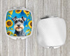 Schnauzer in Sunflowers Compact Decorative Travel Makeup Mirror product image at NuMercy 4
