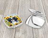 Japanese Chin in Sunflowers Compact Decorative Travel Makeup Mirror DAC6103 product image at NuMercy 3