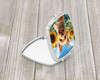 Norwich Terrier in Sunflowers Compact Decorative Travel Makeup Mirror product image at NuMercy 2