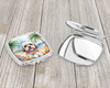 Lhasa Apso Luau Compact Decorative Travel Makeup Mirror DAC6469 product image at NuMercy 3