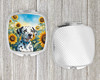 Dalmatian in Sunflowers Compact Decorative Travel Makeup Mirror product image at NuMercy 4