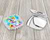 Westie Hippie Dawg Compact Decorative Travel Makeup Mirror DAC2572 product image at NuMercy 3