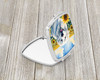 Great Pyrenees in Sunflowers Compact Decorative Travel Makeup Mirror product image at NuMercy 2