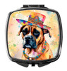 Boxer Hippie Dawg Compact Decorative Travel Makeup Mirror DAC2471 product image at NuMercy