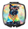 Scottish Terrier Hippie Dawg Compact Decorative Travel Makeup Mirror DAC2559 product image at NuMercy