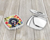 Portuguese Water Dog Luau Compact Decorative Travel Makeup Mirror product image at NuMercy 3