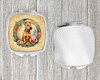 Lakeland Terrier and Flowers Compact Decorative Travel Makeup Mirror product image at NuMercy 4