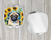Pug in Sunflowers Compact Decorative Travel Makeup Mirror DAC6145 product image at NuMercy 4