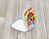 Pomeranian Hippie Dawg Compact Decorative Travel Makeup Mirror DAC2538 product image at NuMercy 2