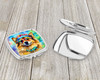 Hippie Dawg Compact Decorative Travel Makeup Mirror DAC2584 product image at NuMercy 3