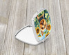 Silky Terrier in Sunflowers Compact Decorative Travel Makeup Mirror product image at NuMercy 2