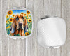 Bloodhound in Sunflowers Compact Decorative Travel Makeup Mirror product image at NuMercy 4
