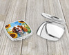 Welsh Springer Spaniel in Sunflowers Compact Decorative Travel Makeup Mirror product image at NuMercy 3