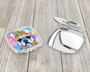 French Bulldog Hippie Dawg Compact Decorative Travel Makeup Mirror DAC2505 product image at NuMercy 3