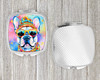 French Bulldog Hippie Dawg Compact Decorative Travel Makeup Mirror DAC2505 product image at NuMercy 4