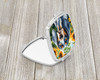 Bluetick Coonhound in Sunflowers Compact Decorative Travel Makeup Mirror product image at NuMercy 2