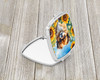 Tibetan Spaniel in Sunflowers Compact Decorative Travel Makeup Mirror product image at NuMercy 2