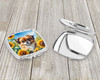Tibetan Spaniel in Sunflowers Compact Decorative Travel Makeup Mirror product image at NuMercy 3