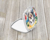 Bearded Collie Luau Compact Decorative Travel Makeup Mirror product image at NuMercy 2