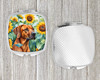 Rhodesian Ridgeback in Sunflowers Compact Decorative Travel Makeup Mirror product image at NuMercy 4
