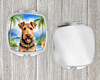 Airedale Terrier Luau Compact Decorative Travel Makeup Mirror product image at NuMercy 4