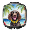 American Water Spaniel Luau Compact Decorative Travel Makeup Mirror product image at NuMercy