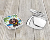 American Water Spaniel Luau Compact Decorative Travel Makeup Mirror product image at NuMercy 3