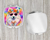 Samoyed Hippie Dawg Compact Decorative Travel Makeup Mirror DAC2550 product image at NuMercy 4