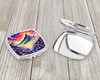Colorful Violets Compact Decorative Travel Makeup Mirror DAC1998 product image at NuMercy 3