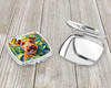 Irish Terrier in Sunflowers Compact Decorative Travel Makeup Mirror product image at NuMercy 3