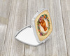Nova Scotia Duck Tolling Retriever and Flowers Compact Decorative Travel Makeup Mirror product image at NuMercy 2
