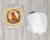 Nova Scotia Duck Tolling Retriever and Flowers Compact Decorative Travel Makeup Mirror product image at NuMercy 4