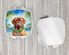 Dogue de Bordeaux Luau Compact Decorative Travel Makeup Mirror product image at NuMercy 4