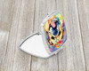 English Bulldog Hippie Dawg Compact Decorative Travel Makeup Mirror DAC2476 product image at NuMercy 2
