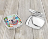 English Bulldog Luau Compact Decorative Travel Makeup Mirror DAC6427 product image at NuMercy 3