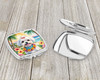 Maltese Luau Compact Decorative Travel Makeup Mirror DAC6471 product image at NuMercy 3