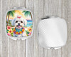 Maltese Luau Compact Decorative Travel Makeup Mirror DAC6471 product image at NuMercy 4