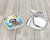 Bergamasco Sheepdog Luau Compact Decorative Travel Makeup Mirror product image at NuMercy 3