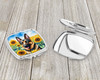 German Shepherd in Sunflowers Compact Decorative Travel Makeup Mirror product image at NuMercy 3